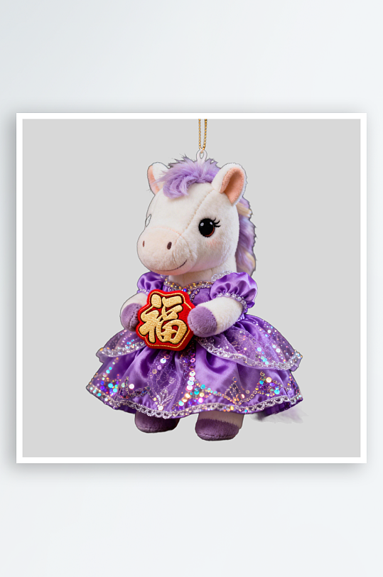 小马拿着福的免扣元素-众图网