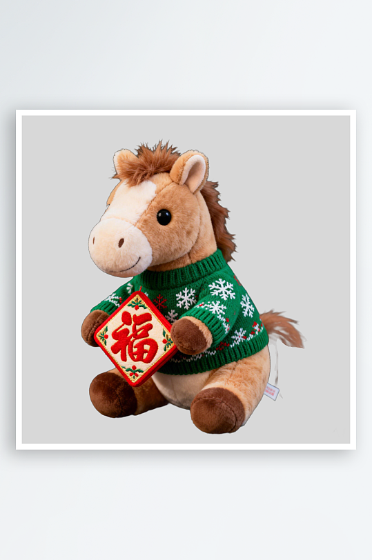 3D马年的免扣元素-众图网