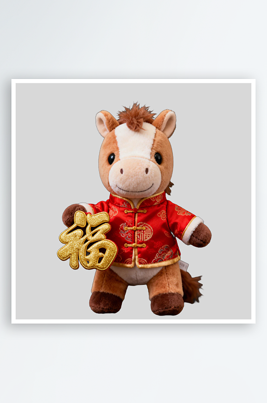 3D马年的免扣元素-众图网