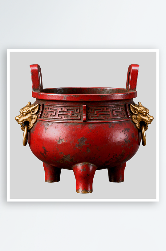 红色香炉的免扣元素-众图网