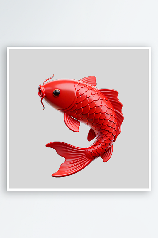 手绘金鱼的免扣元素-众图网