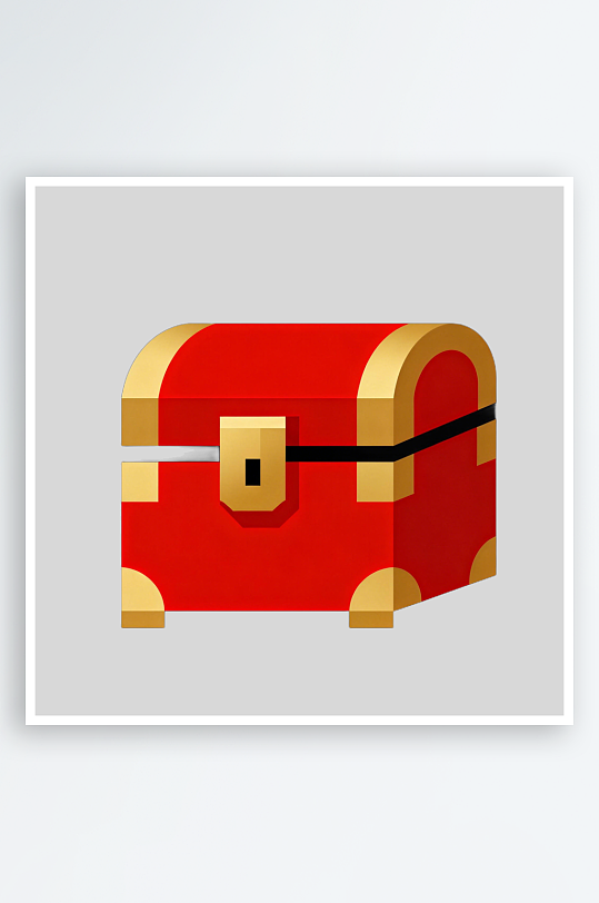 手绘宝箱的免扣元素-众图网