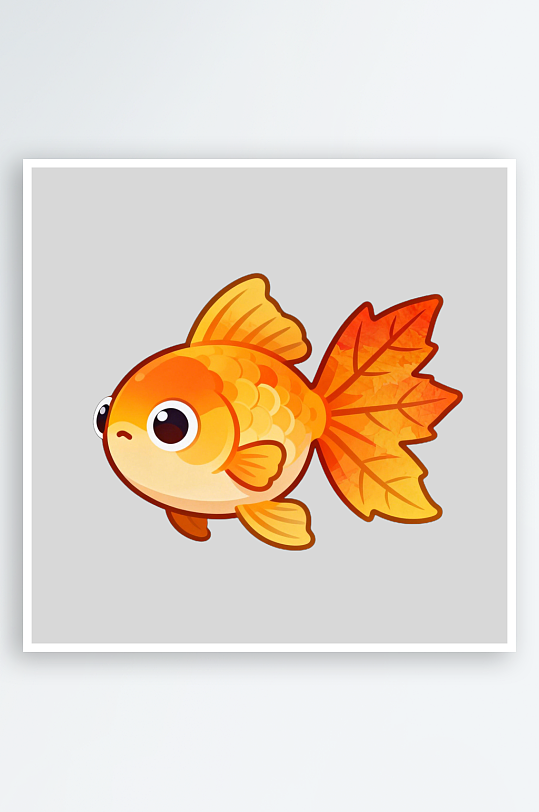 手绘金鱼的免扣元素-众图网