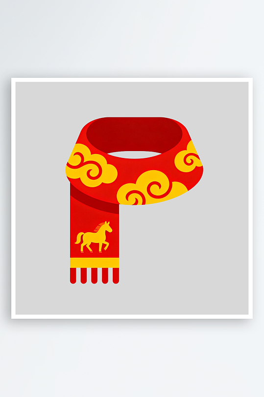 新年围巾的免扣元素-众图网