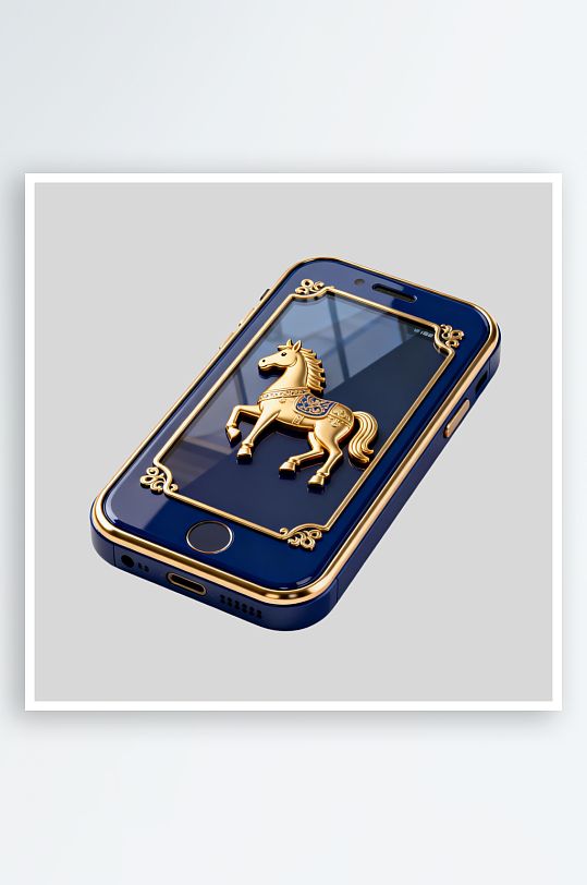 马年手机壳的免扣元素-众图网