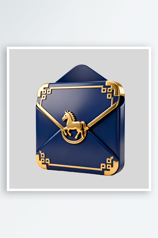 马年信封的免扣元素-众图网