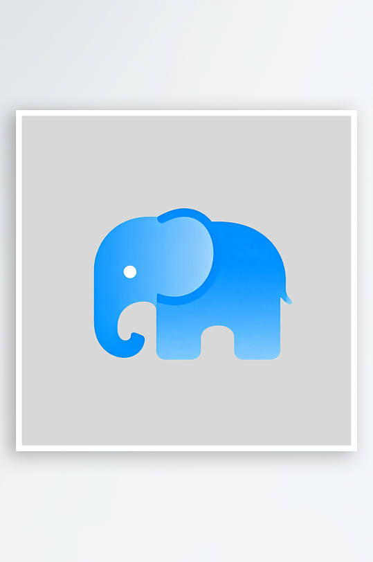 动物大象图标的免扣元素-众图网