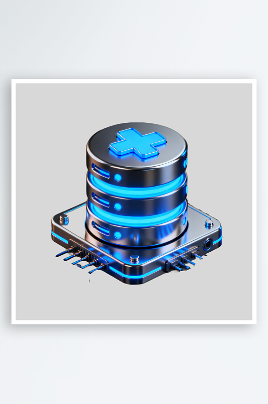 3D科技风图标的免扣元素-众图网