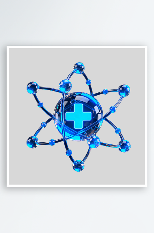 3D科技风图标AI-众图网