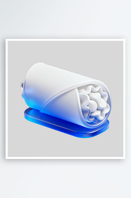 3D科技风图标元素磨砂-众图网