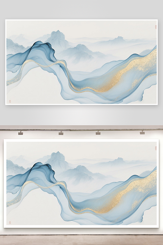 新中式水墨画抽象艺术