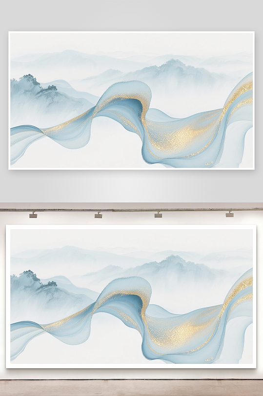 新中式水墨画抽象艺术