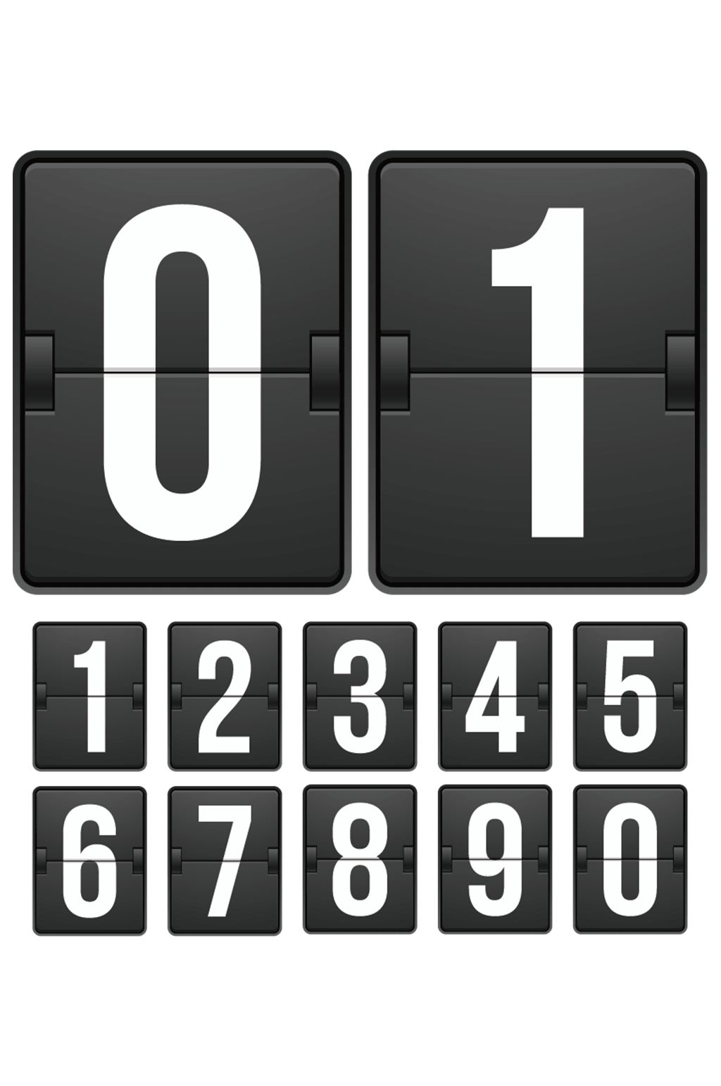 倒计时数字模板素材素材