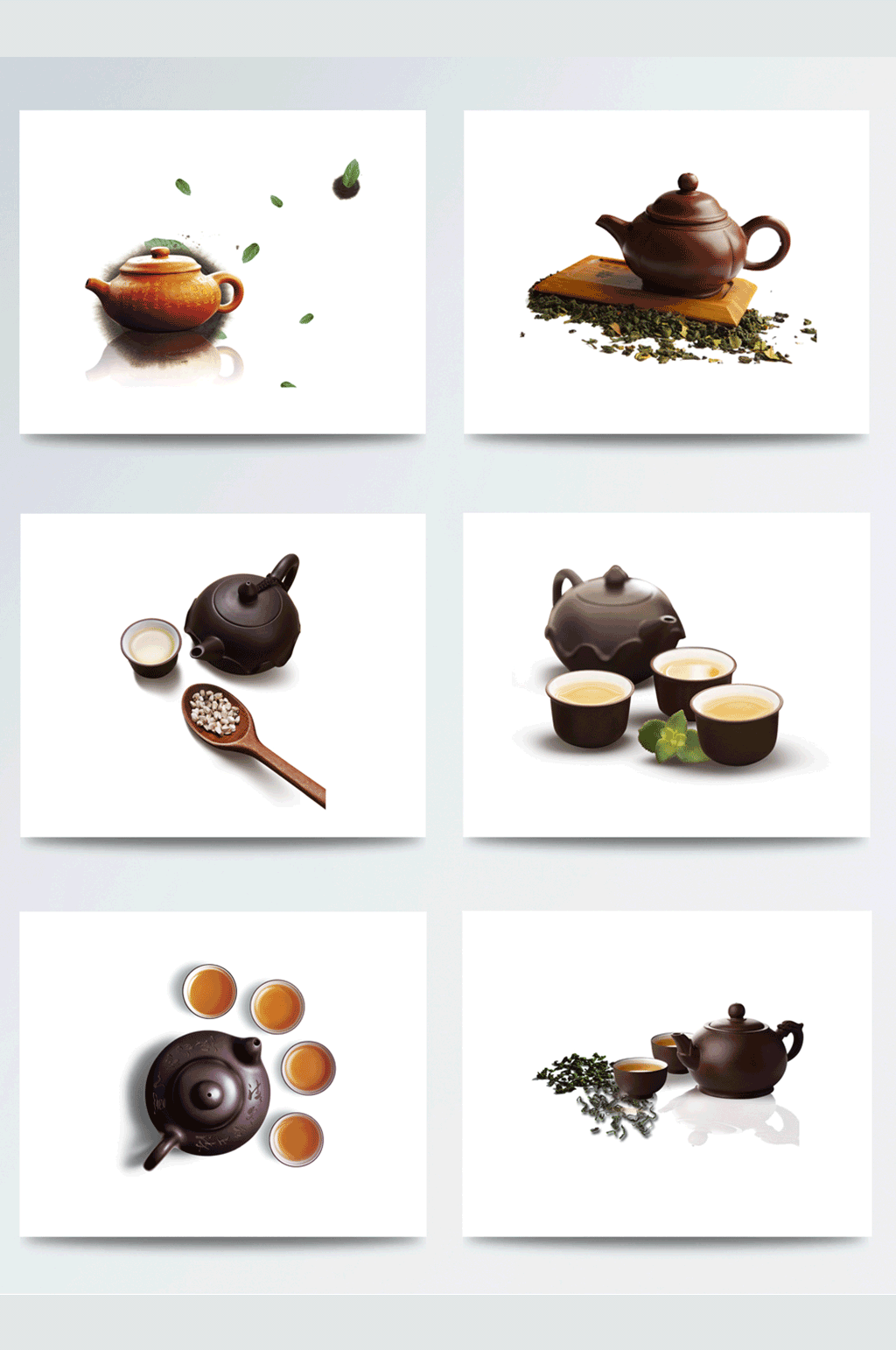 古典茶具元素素材素材