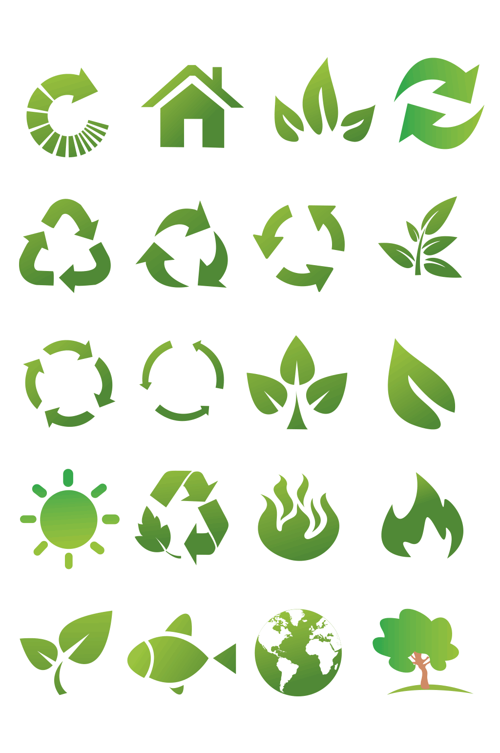 环保图标素材素材免费下载,本作品是由微笑上传的原创免抠元素素材