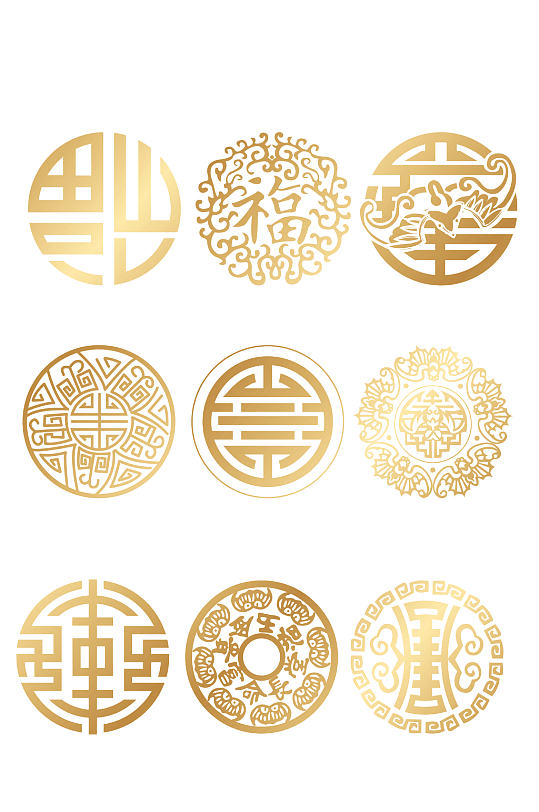 中国传统图案花纹-众图网