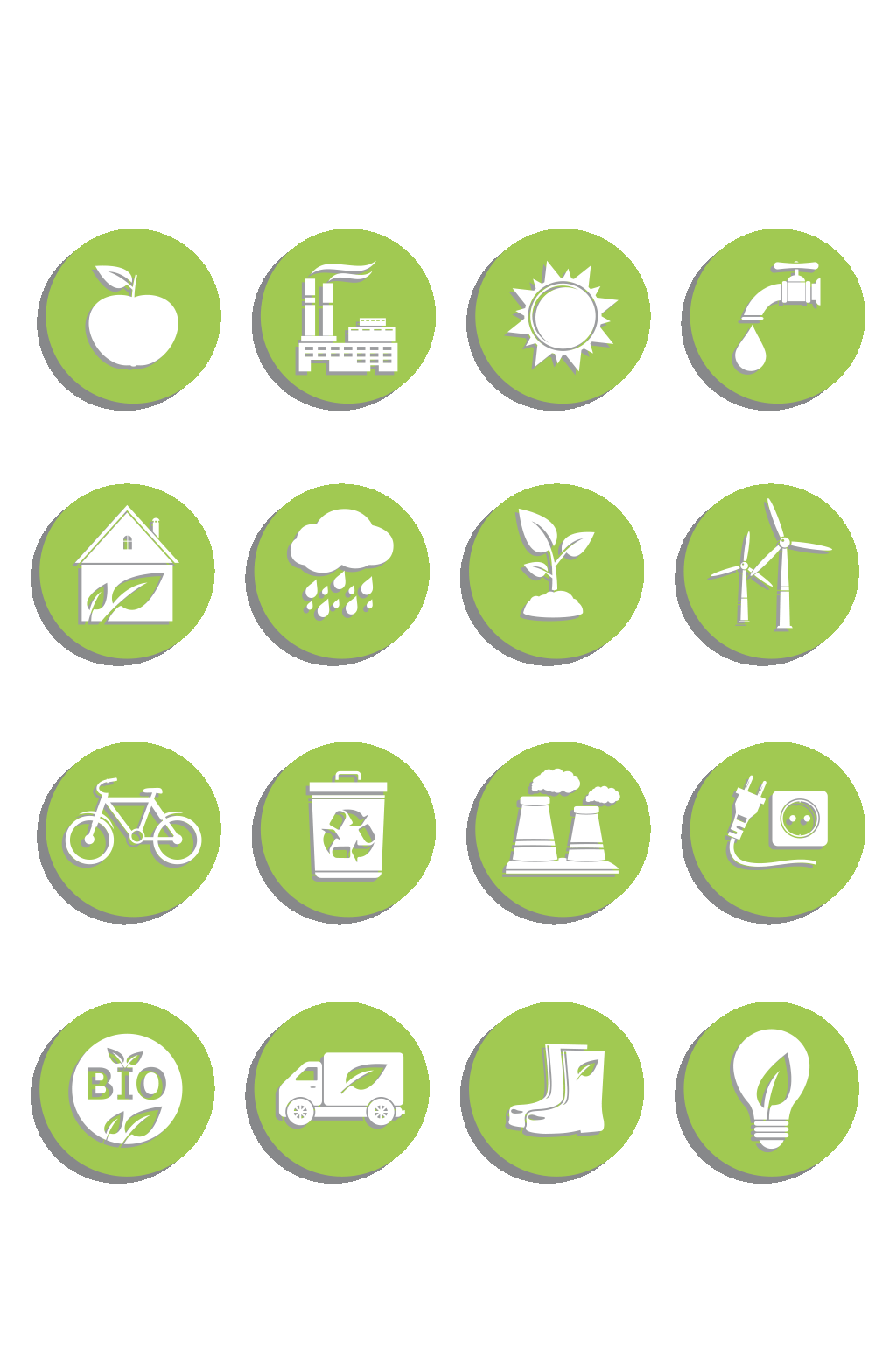 环保图标设计矢量素材