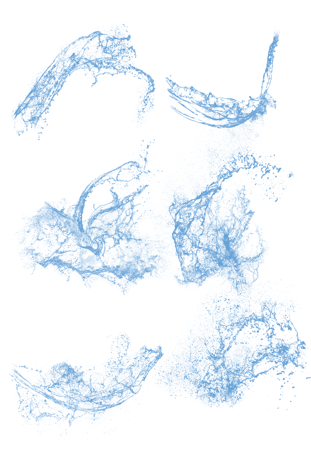 波浪纹波浪元素浪花素材