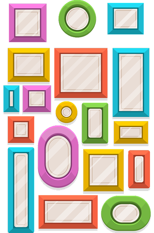 圆形相框素材矢量图 高清圆形相框素材矢量图免费下载 众图网