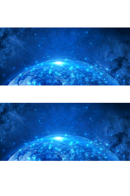 蓝色地球商务科技背景-众图网