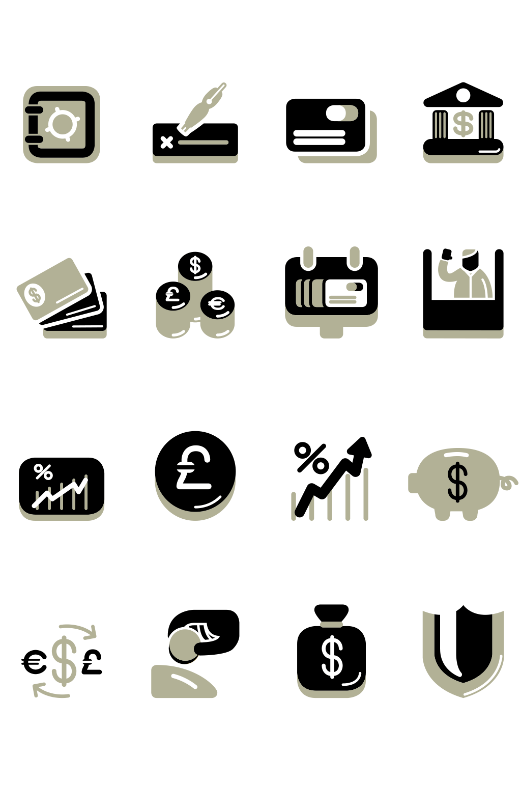 金融图标矢量素材素材