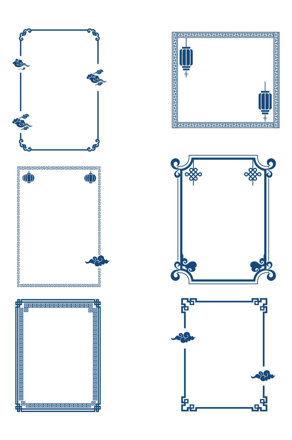 中国风复古边框合集 设计元素素材下载 众图网