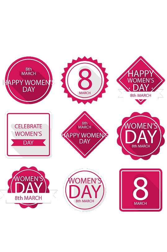 38女神节矢量图图片-38女神节矢量图设计素材-38女神节矢量图模板下载