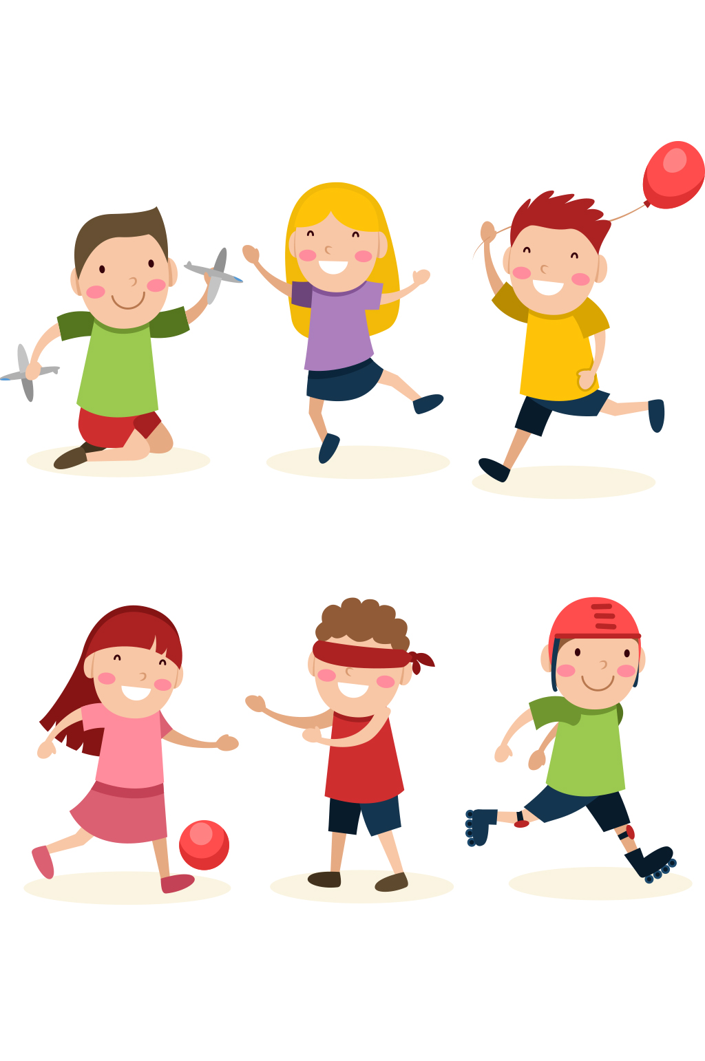 快乐儿童设计矢量素材