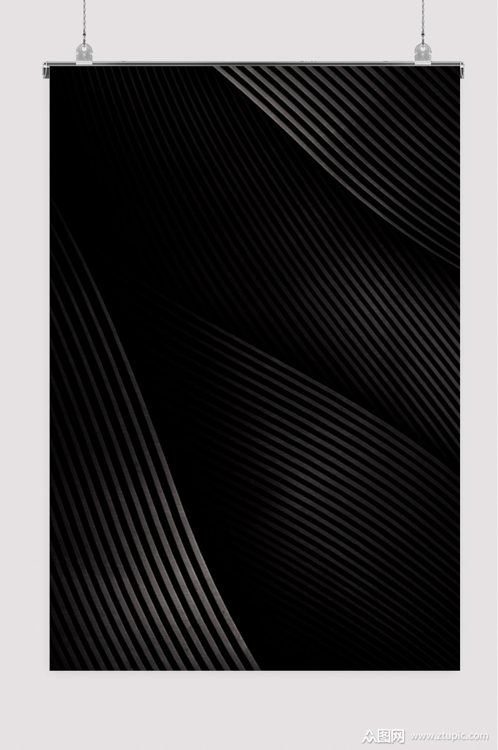 黑白条纹h5背景素材