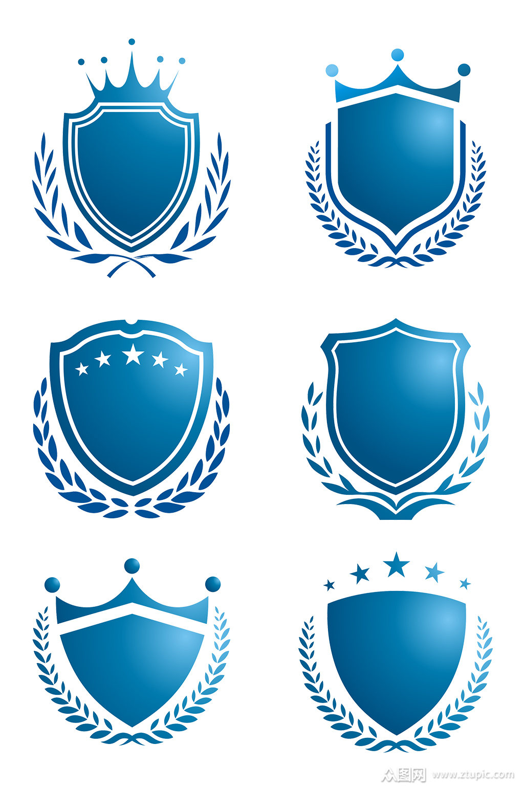 矢量盾牌徽章元素设计模板下载-编号467686-众图网
