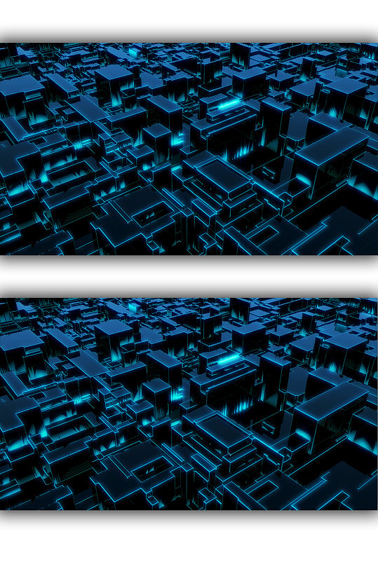 数据库未来科技商务背景