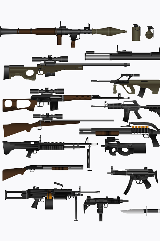 军事武器矢量图片-军事武器矢量素材下载-众图网