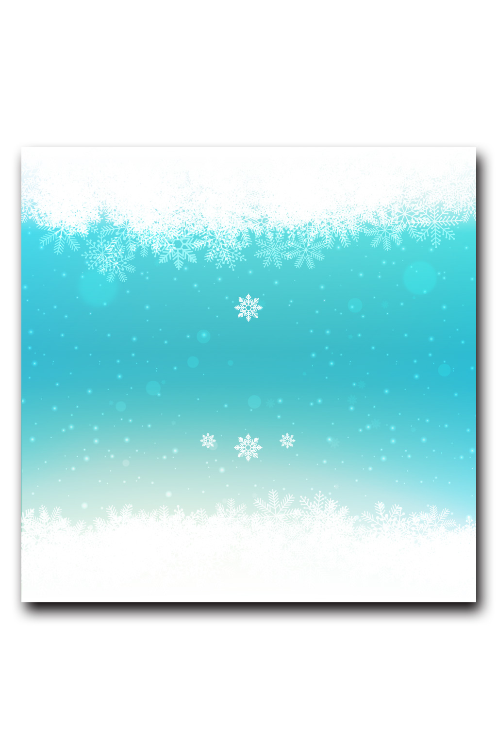 雪花背景唯美题材公益广告装饰素材
