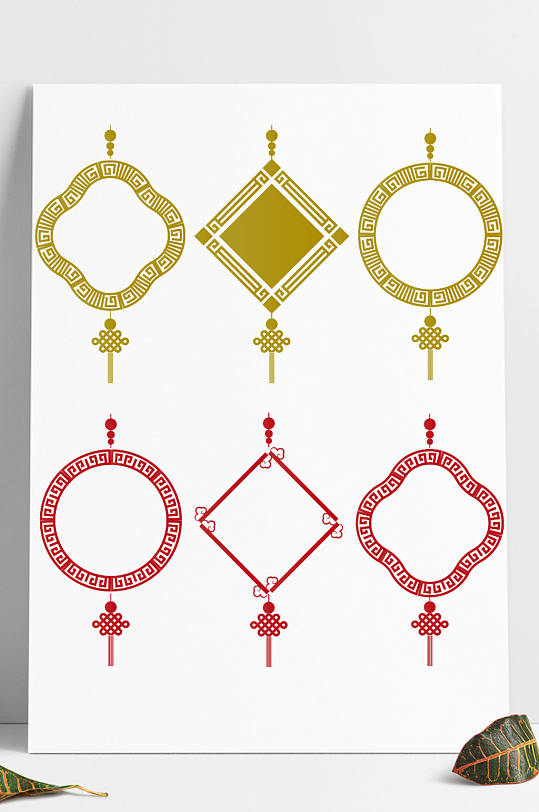 中式边框中国风古典边框矢量素材