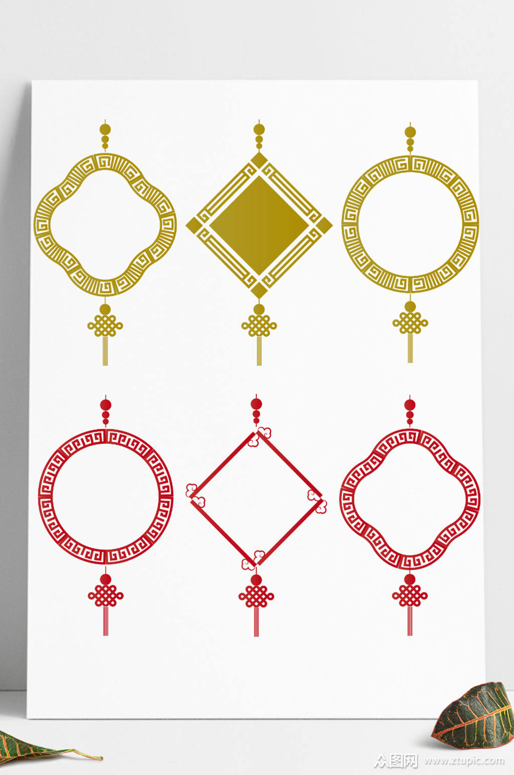 中式边框中国风古典边框矢量素材