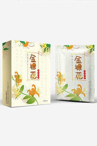 金银花花茶包装设计