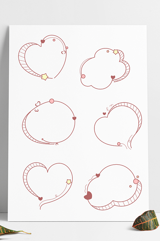 线条边框手绘图片-线条边框手绘素材下载-众图网