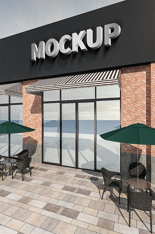 门头装修样机图片-门头装修样机设计素材-门头装修样机模板下载