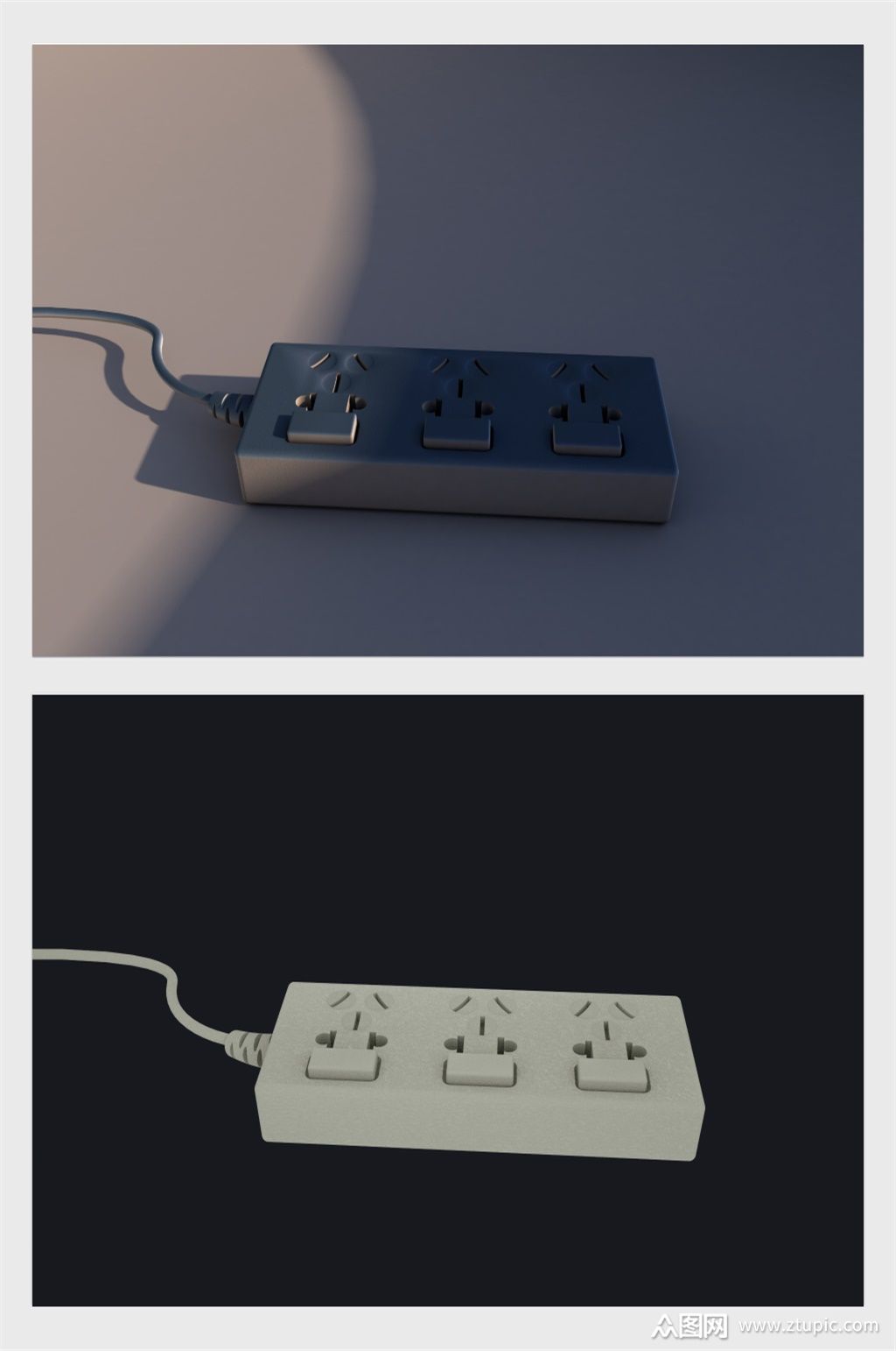 插排设计素材模型素材