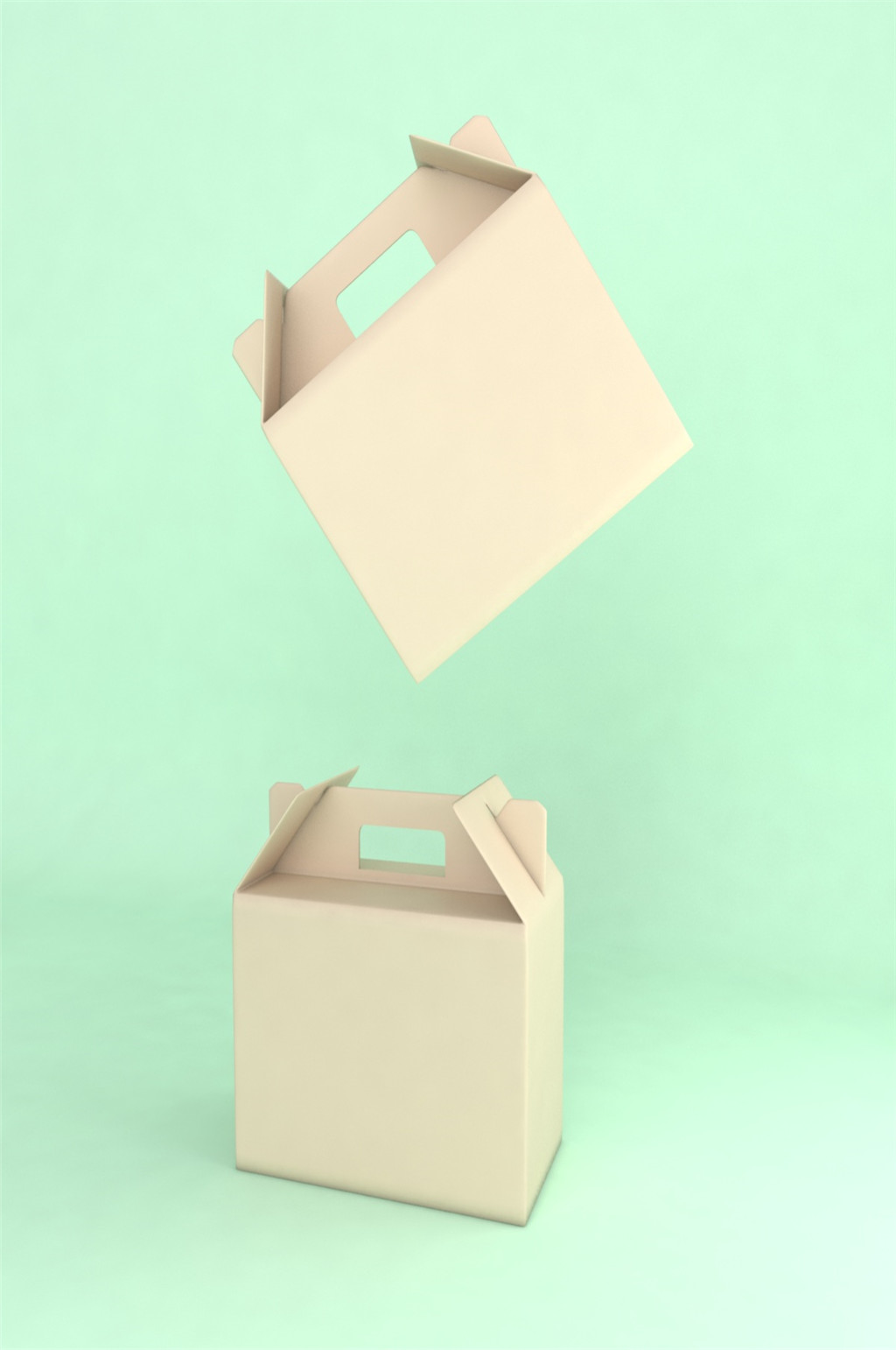 礼盒设计包装样机素材