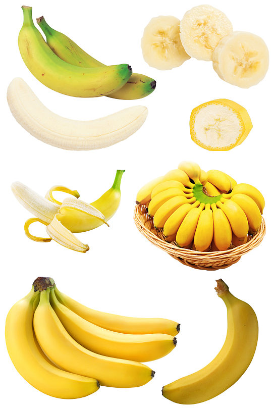 香蕉水果免抠素材png香蕉片