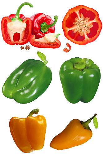 新鲜辣椒蔬菜食物免抠元素