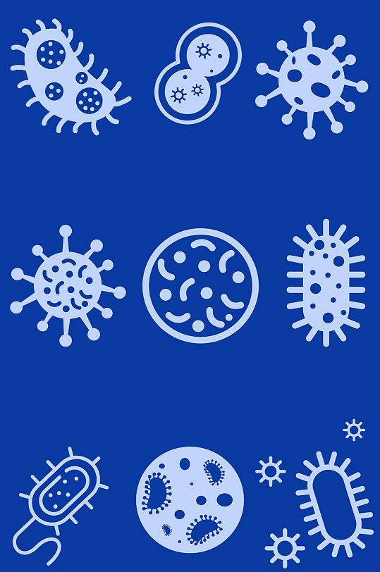 细菌细胞免抠素材元素