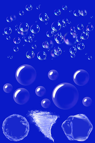泡泡水泡免抠素材元素
