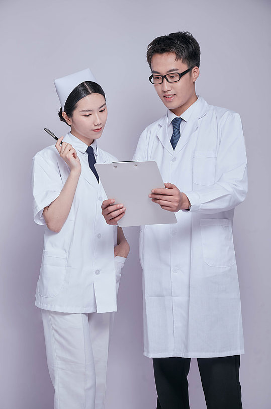 醫(yī)生護士組合醫(yī)務(wù)人員人物攝影圖片稿定設(shè)計