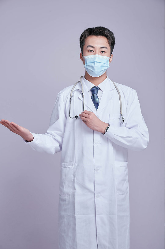 戴口罩医生医务人员人物摄影图片创客贴