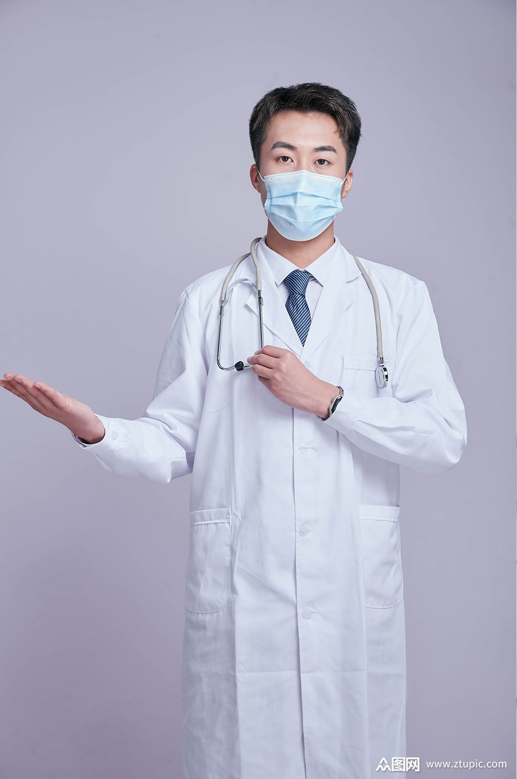 戴口罩医生医务人员人物摄影图片创客贴素材