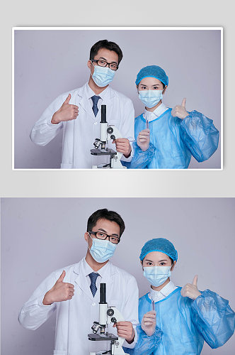医生护士组合医务人员人物摄影图片