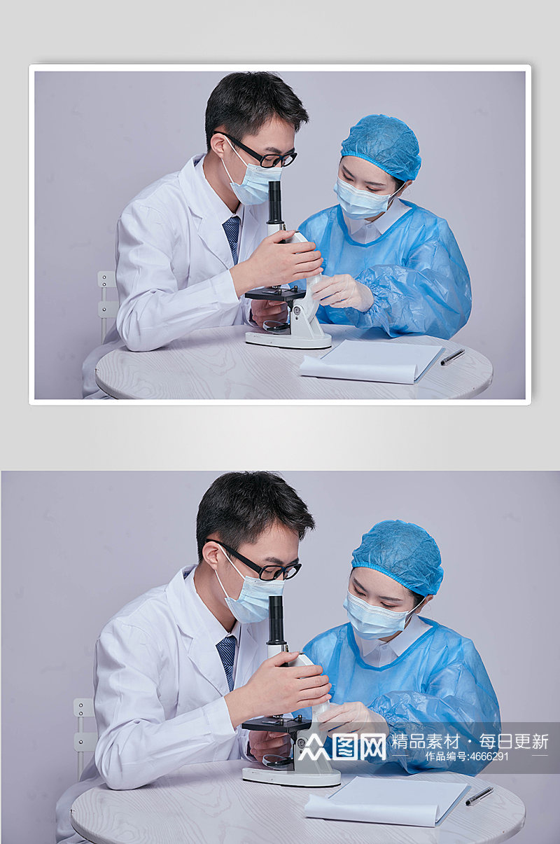 科学研究人员医生医疗人物组合摄影图片素材