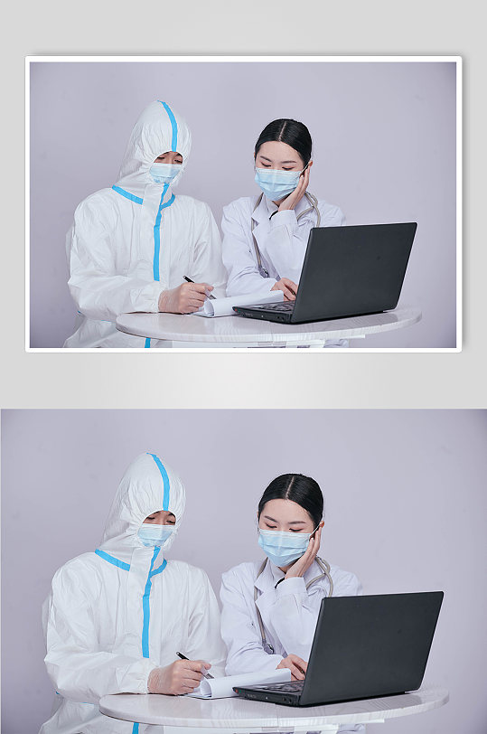 醫(yī)療醫(yī)生醫(yī)務(wù)人員人物探討攝影圖片